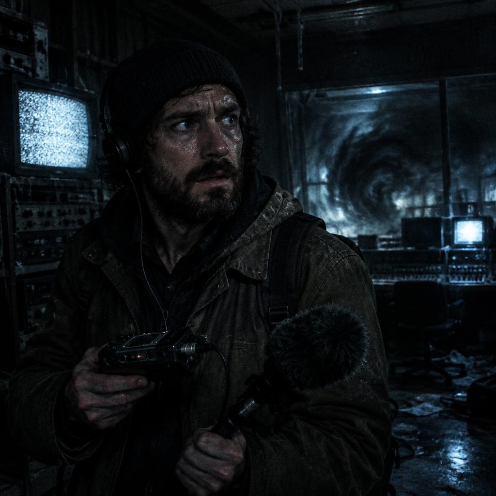 Dead Signal character portrait — Dante Reed, Sound Engineer